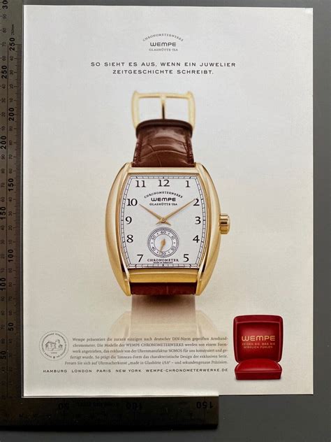 glashütte uhr werbung